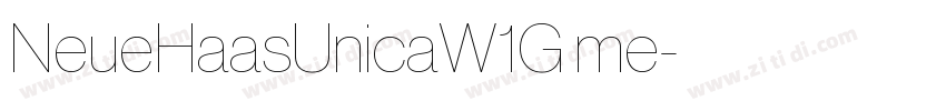 NeueHaasUnicaW1G me字体转换 NeueHaasUnicaW1G me字体转换